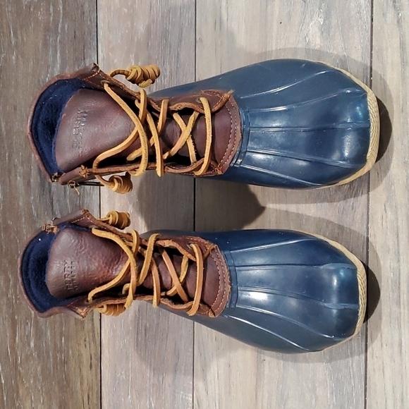 Sperry Saltwater Women Waterproof Ankle Boots sz 7 shoes - Picture 3 of 11